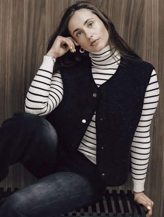 alwero - adults bodywarmer tyb, deep black - VORBESTELLUNG :) für ende nov. '25